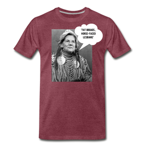 Chief Warren Shirt - heather burgundy